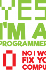 yes i'm a programmer no i won't fix your computer, geek, nerd free svg file