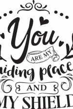 you hiding place and my shield, bible verse free svg file