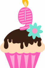 cupcake, 9th birthday free svg file