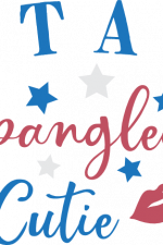 star spangled cutie, patriotic, 4th of july free svg file