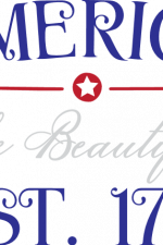 america the beautiful est 1776, independence day free svg file