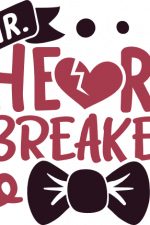 mr heart breaker, baby boy onesie free svg file