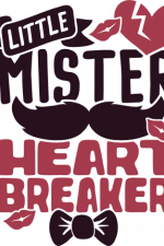 little mister heart breaker, moustache, valentine's day free svg file