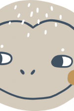 monkey head, baby boho design free svg file