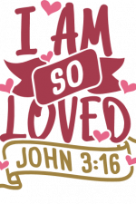 i am so loved, valentine's day, bible verse free svg file