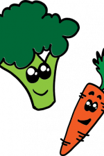 broccoli and carrot, vegetables free svg file
