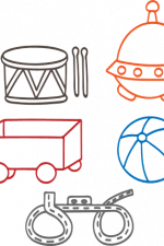 toys bundle, ball, drum, racing track, carriage free svg file