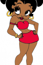afro girl with hair puff, black woman free svg file