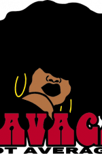 savage not average, black afro woman free svg file