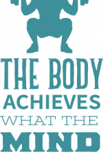 the body achieves what the mind believes, gym motivation free svg file