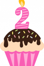 cupcake, 2nd birthday free svg file