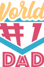 world's #1 dad, father's day free svg file