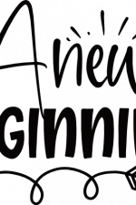 a new beginning, wedding free svg file