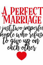 A Perfect Marriage, Love, Wedding Free Svg File