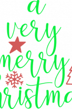 a very merry christmas tree shape, holiday free svg file