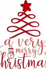 a very merry christmas, tree, snowman, holiday free svg file