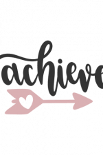 Achieve, Heart with Arrow, positive Free Svg File