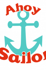 Ahoy Sailor, Crew, Nautical, Free Svg File