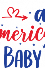 all american baby, patriotic, 4th of july free svg file