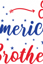 all american brother, patriotic, 4th of july free svg file