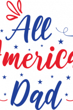 all american dad, 4th of july, patriotic free svg file