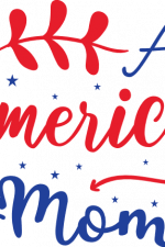 all american mom, 4th of july, patriotic free svg file