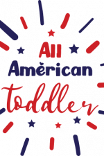 all american toddler, 4th of july free svg file