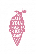 All You Need Is Ice Cream, summer time Free Svg File