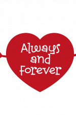 Always And Forever Heart With Arrow, Valentine's day Free Svg File