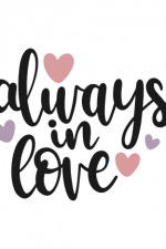 Always In Love sign Free Svg File
