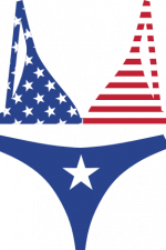 american flag bikini, beach, 4th of july free svg file