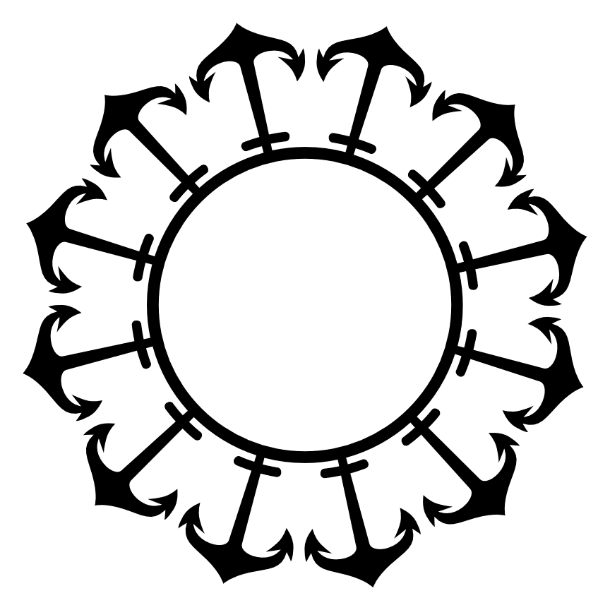 anchor-monogram-circle-sailing-shipping-port-free-svg-file-SvgHeart.Com