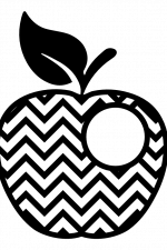 Apple Monogram, Fruit Free Svg File
