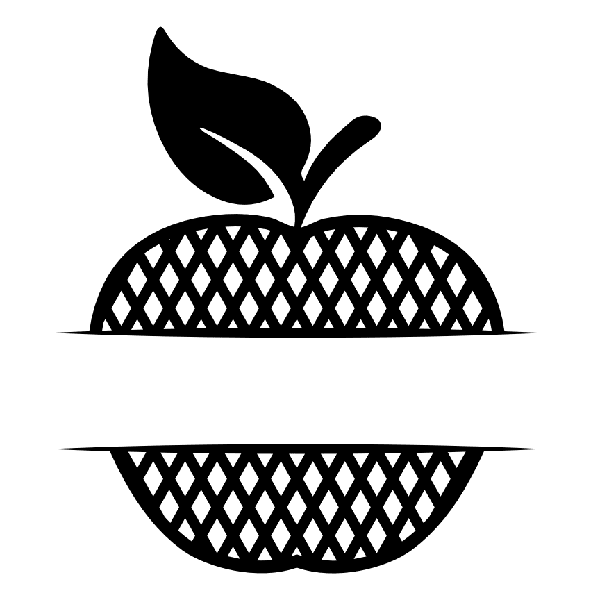 apple-split-text-frame-decorative-free-svg-file-SvgHeart.Com