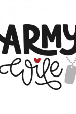 Army Wife sign, soldier Free Svg File,