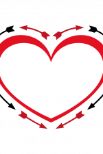 Arrow Heart, Valentine's Day Free Svg File