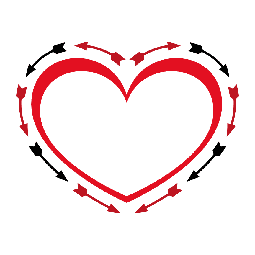 arrow-heart-valentines-day-free-svg-file-SvgHeart.Com