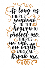 As Long As There's Someone In The Heaven Free Svg File