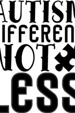 autism different not less, awareness free svg file
