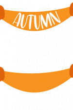 autumn curtain with pumpkins, hello fall free svg file
