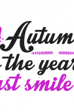 Autumn Is The Year's Last Smile, Falling Season Free Svg File
