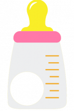 Baby Bottle Monogram, Toddler Free Svg File