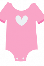 Baby Girl Onesie Clipart SVg File