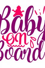 Baby On Board, Newborn Free Svg File