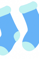 Baby Socks, Boy Baby Free Svg File