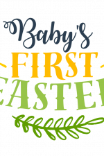 Babys First Easter, Onesie Free Svg File