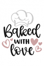Baked With Love, baking Free Svg File,