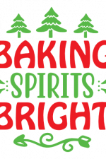 Baking Spirits Bright, Christmas Free Svg File