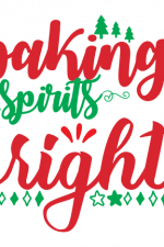 Baking Spirits Bright, Christmas Free Svg File