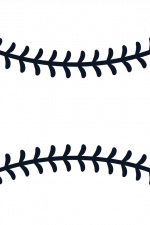 Baseball Laces Text Frame, Sport Free Svg File